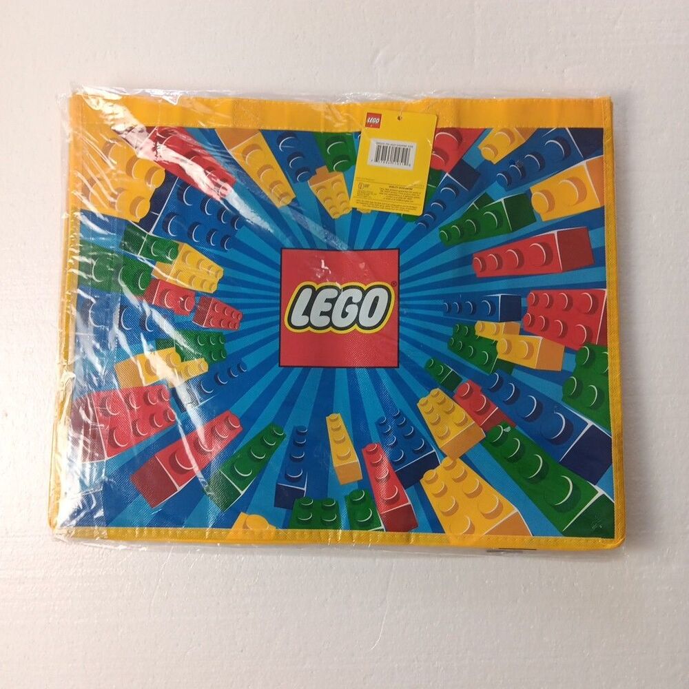 LEGO Bricks Retail Large Shopper Tote Bags Lot of 3 Unused in Original Packaging